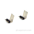 Conector de cabeçalho de pino de 2,54 mm, fileira única 4P